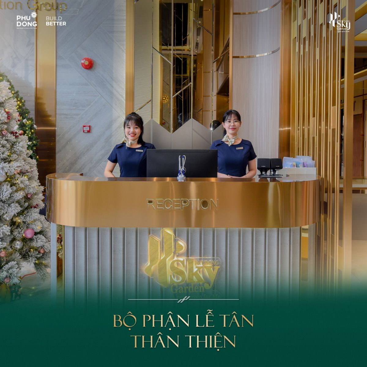Hình ảnh Bộ phận Lễ tân Phu Dong Property Management