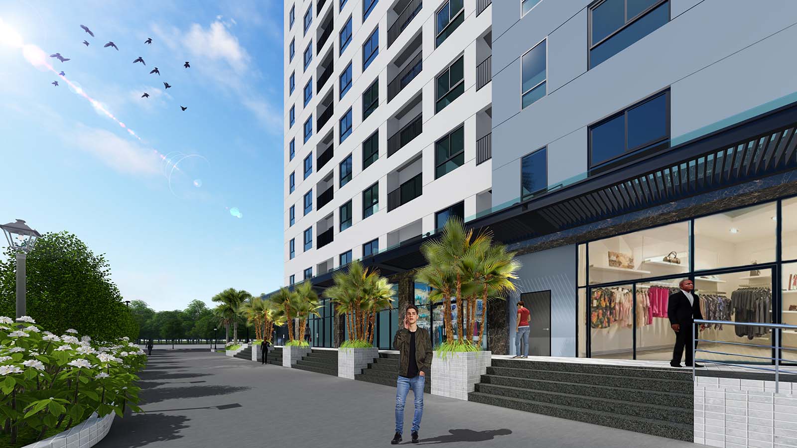 Không gian sống hiện đại với shophouse Bcons Suối Tiên
