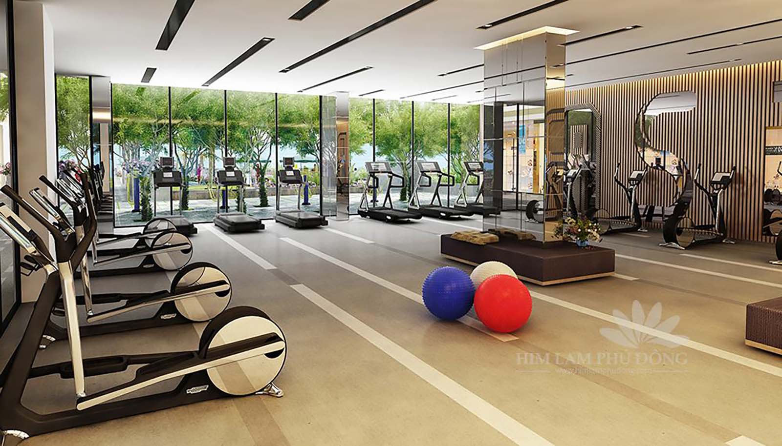 Không gian tập luyện lý tưởng cho cư dân Him Lam Phú Đông
