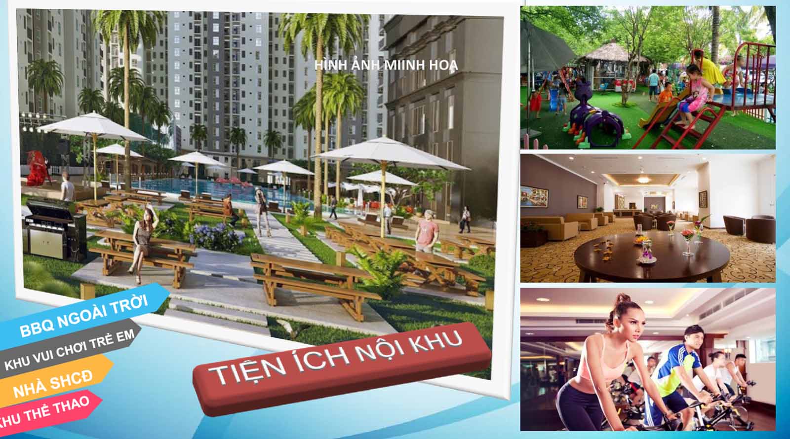 Không gian phòng gym hiện đại với tiện ích đa năng