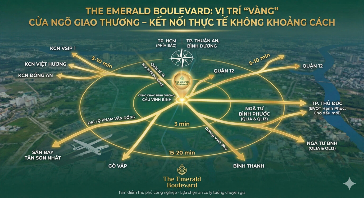 VỊ TRÍ THE EMERALD BOULEVARD