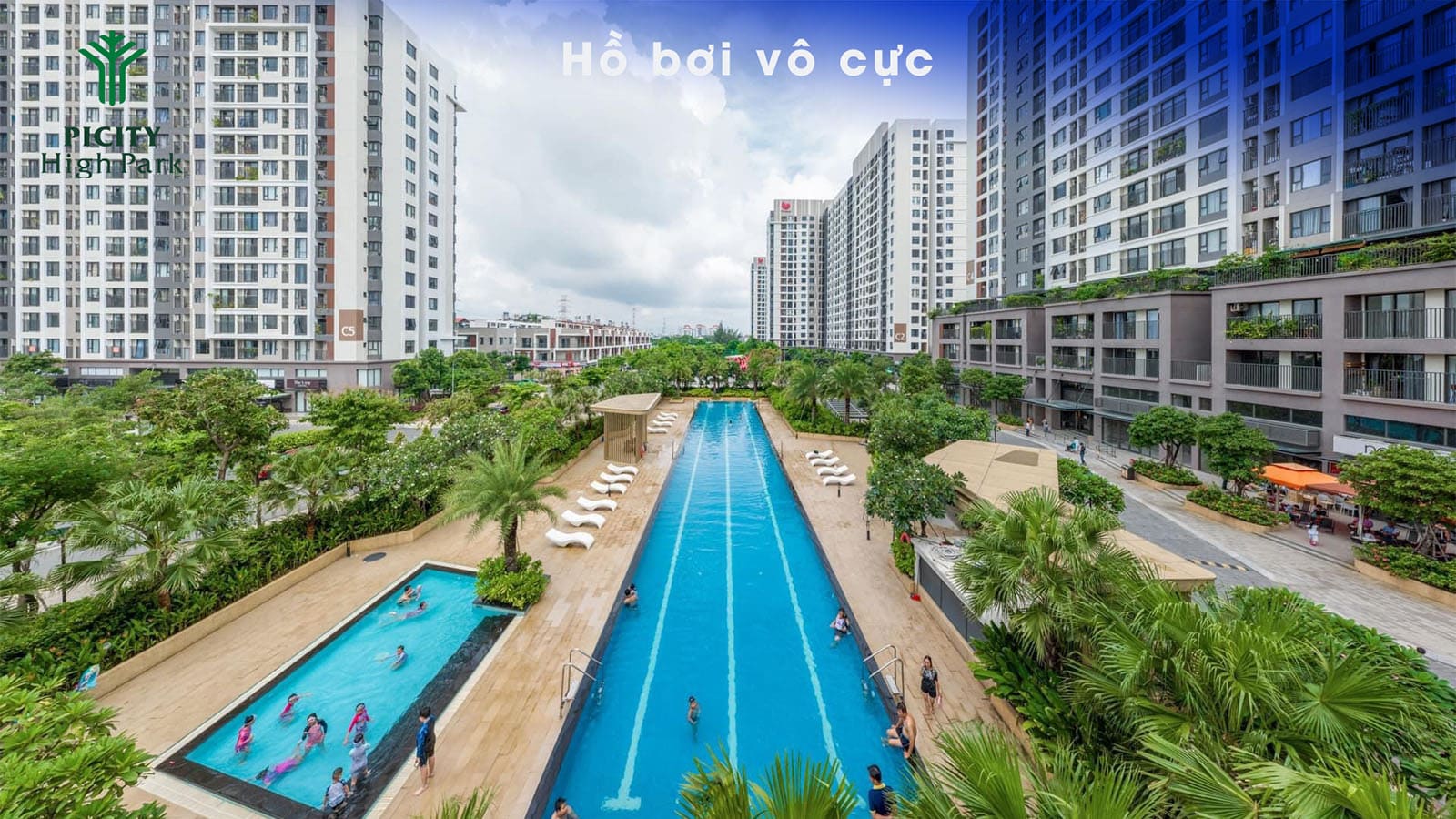 Hồ bơi vô cực chuẩn Olympic Picity High Park