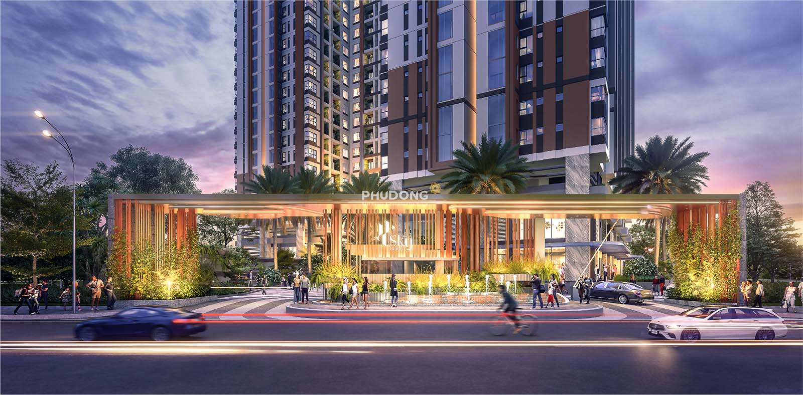 Công vào an ninh Phú Đông Sky Garden