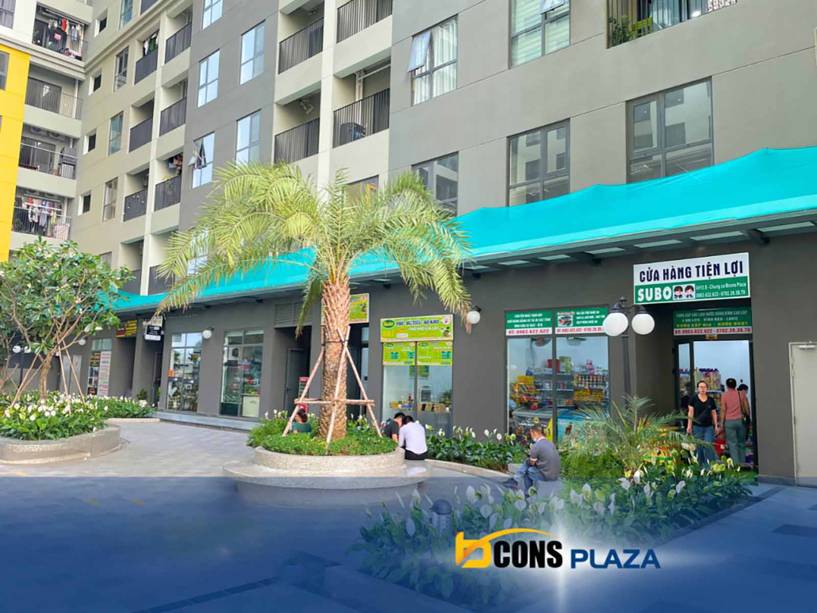 Hệ thống shophouse Bcons Plaza kết nối các tiện ích