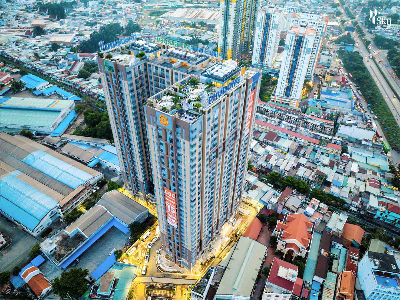 Hình ảnh ban ngày Phú Đông Sky Garden