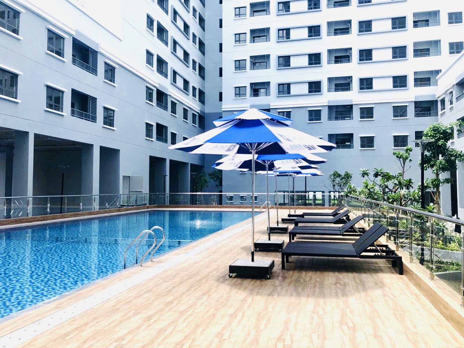 Thỏa sức bơi lội cùng hồ bơi sang trọng
