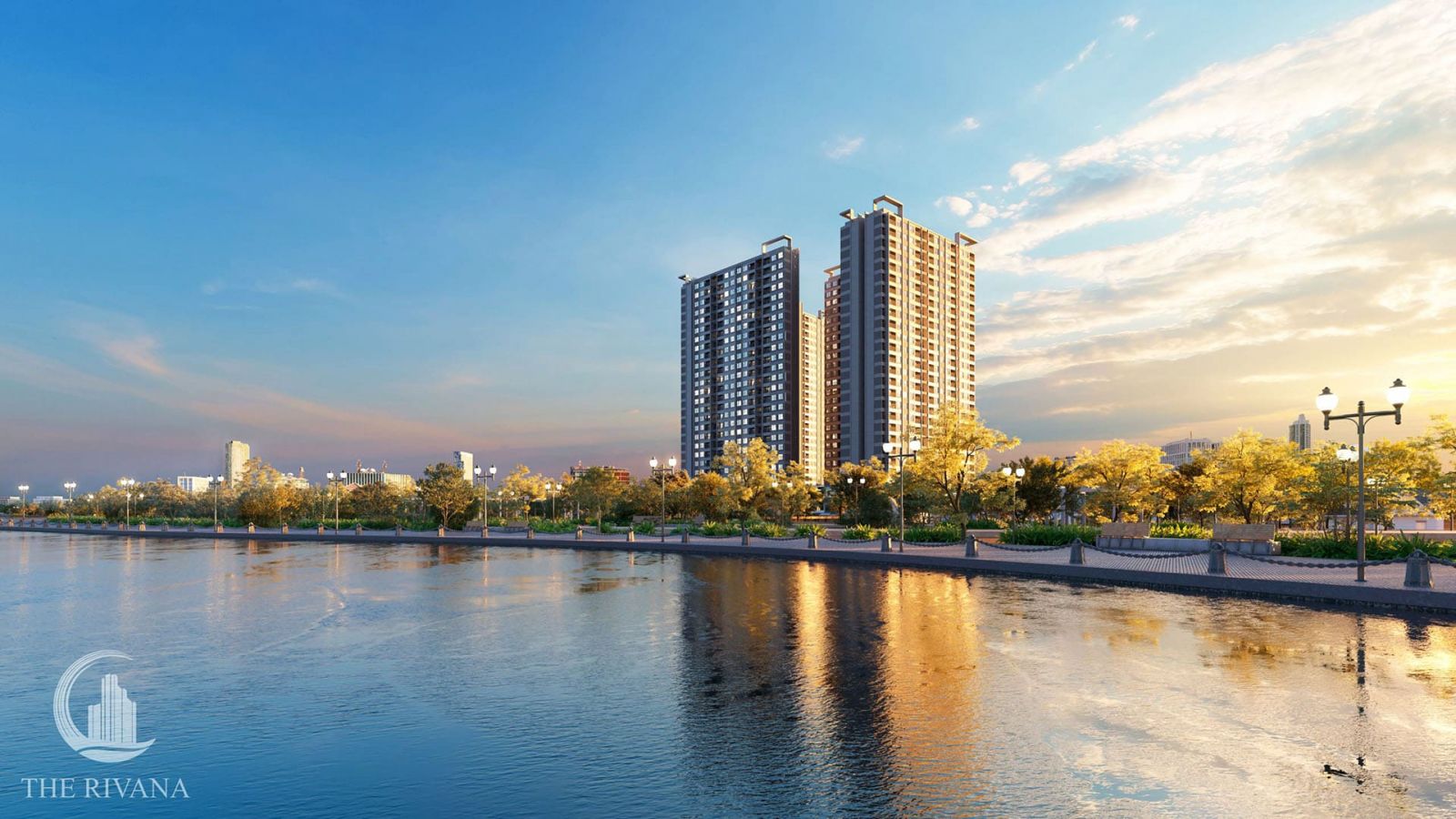 Phối cảnh chung cư The Rivana Thuận An