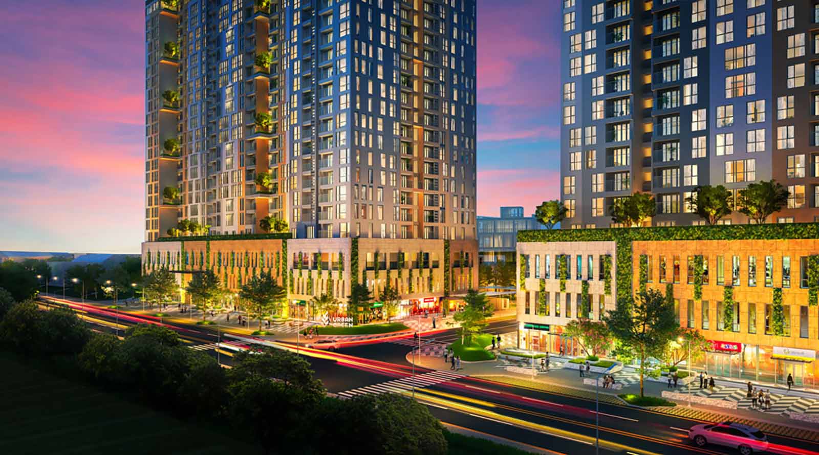 phố thương mại Urban Green