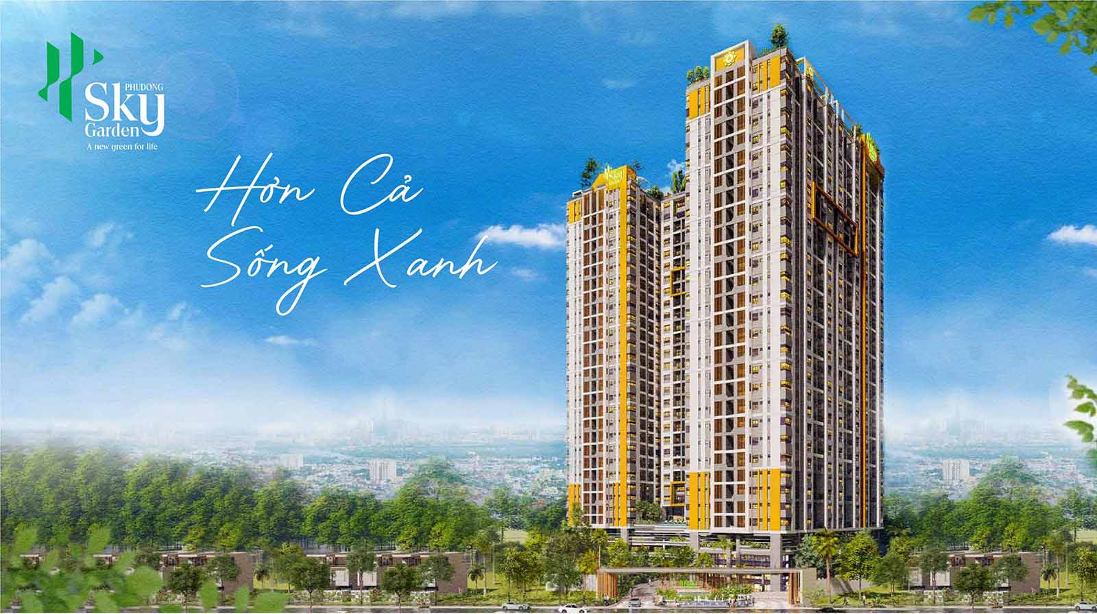 Phối cảnh chung cư Phú Đông Sky Garden