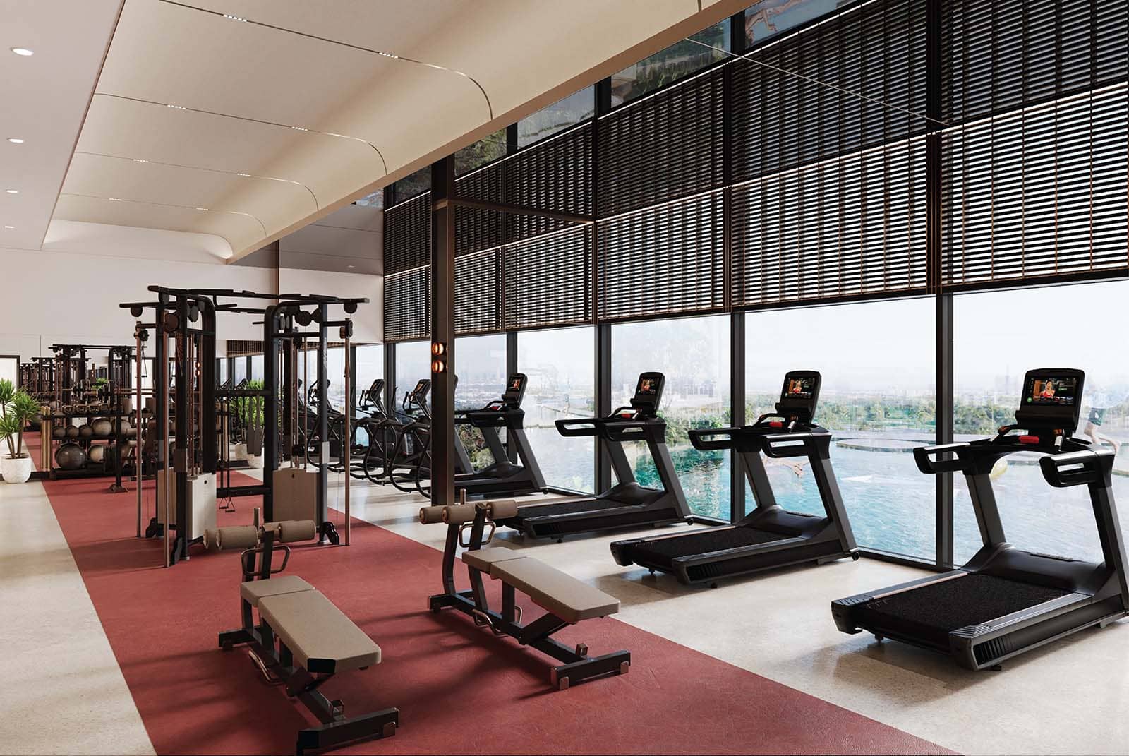 Phòng gym tại setia edenia