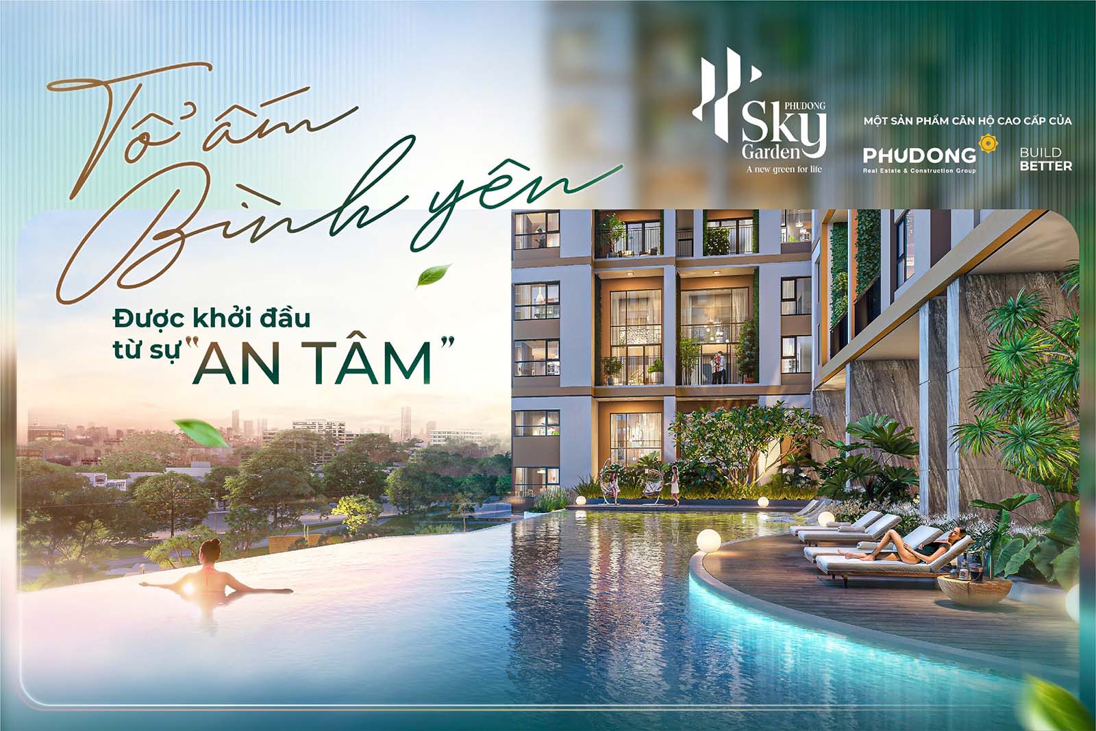 tổ ấm bình an phú đông sky garden