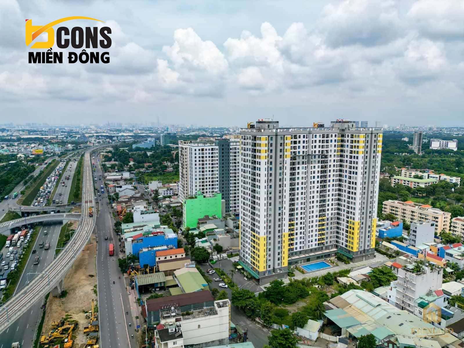 Toàn cảnh thực tế căn hộ Bcons Miền Đông đã bàn giao