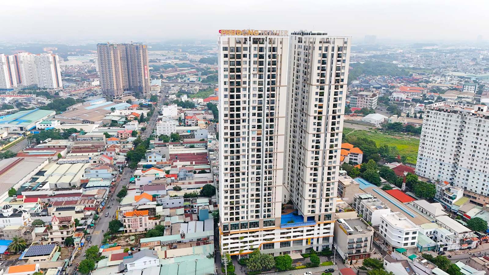Vị trí Phú Đông Premier đường Lê Trọng Tấn